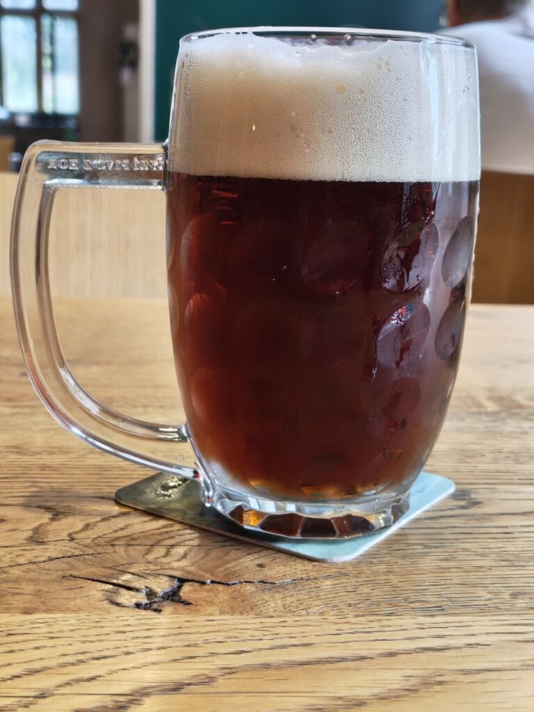 eine Halbe tschechisches Schwarzbier